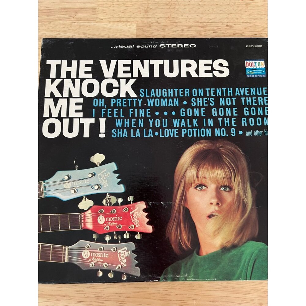 The Ventures "Knock Me Out!" Vinyl Record BST-8033 Vintage Album